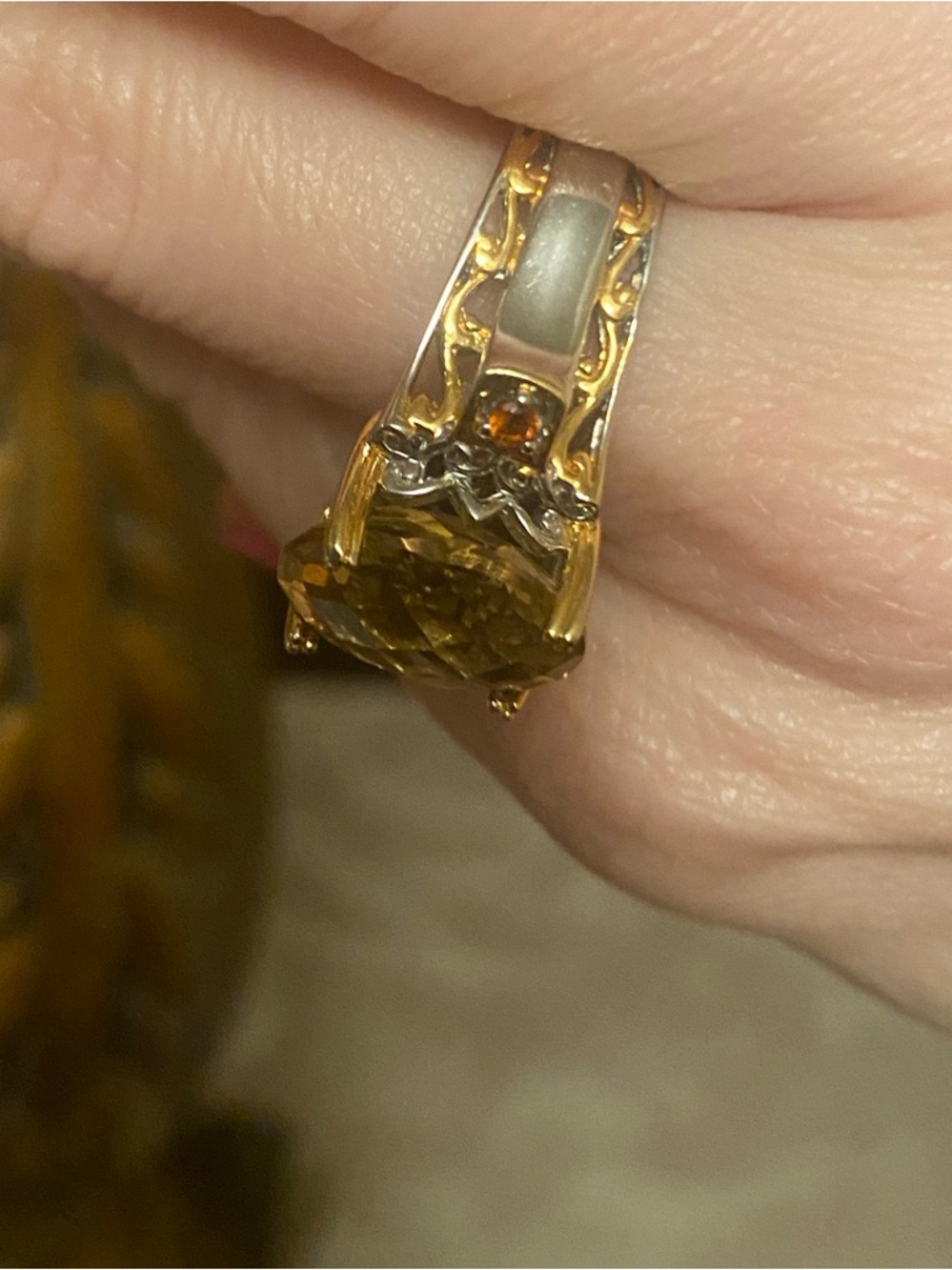 ✨💛Elegant Sterling Gemstone Ring!💛✨ - Picture 3 of 9